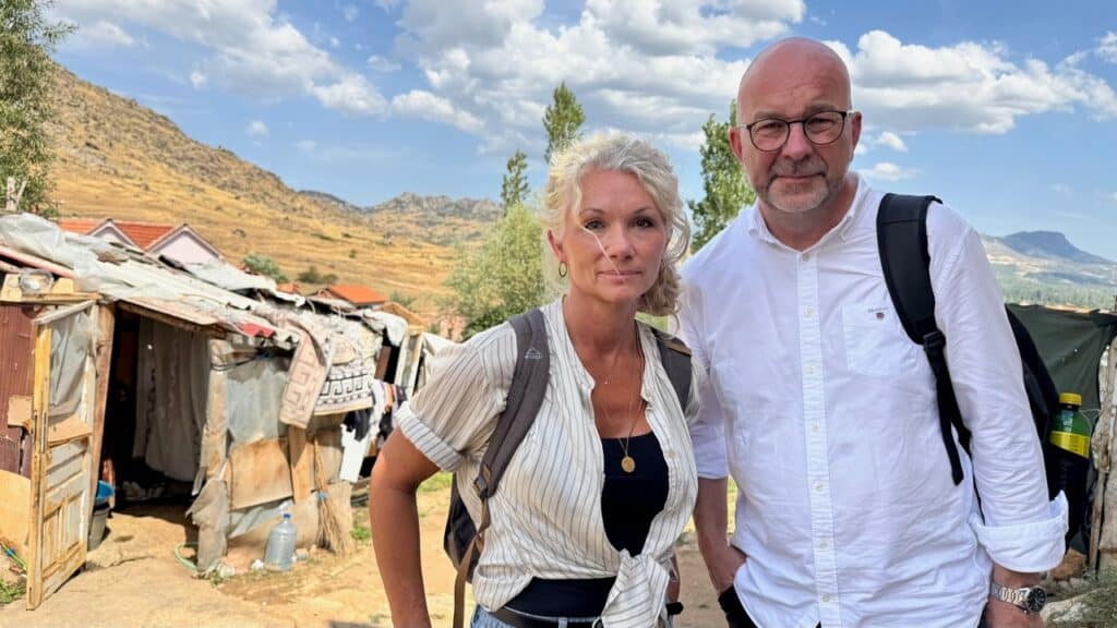 Sabina Grubbeson, generalsekreterare, och Johan Isacson, ny ordförande